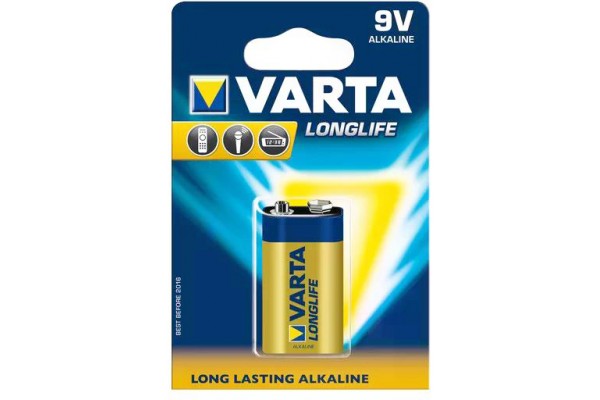 Батарейка VARTA LongLife Power/LongLifeExtra 6LR61 9V (крона) 1шт./уп.