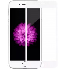 Захисне скло Florence (full glue) Apple iPhone 6/6S Plus Full Cover White (тех.пак)
