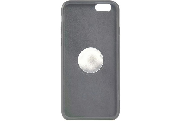 Накладка Florence Leather+Shining Apple Iphone 5/SE Rose Black (тех.пак)