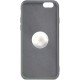 Накладка Florence Leather+Shining Apple Iphone 5/SE Rose Black (тех.пак)