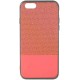 Накладка Florence Leather+Shining Apple Iphone 5/SE Red (тех.пак)