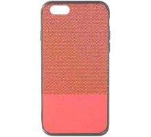 Накладка Florence Leather+Shining Apple Iphone 6/6S Red (тех.пак)