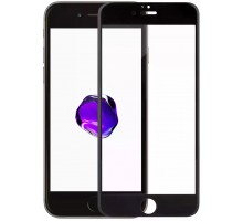 Захисне скло Florence (full glue) Apple iPhone 6/6S Plus Full Cover Black (тех.пак)
