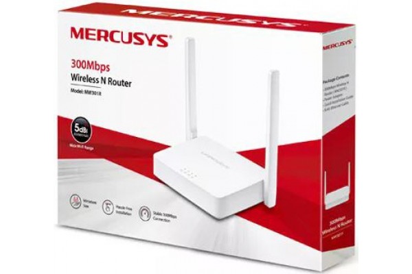 Бездротовий маршрутизатор MERCUSYS MW301R 300Mbps, 2 антени