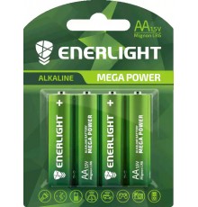 Батарейка Enerlight Alkaline Mega Power LR6 блістер 4шт./уп.
