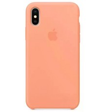 Накладка Silicone Case Original 1:1 Apple iPhone X Peach