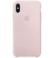 Накладка Silicone Case Original 1:1 Apple iPhone X Pink Sand