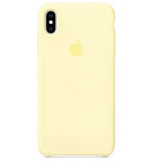 Накладка Silicone Case Original 1:1 Apple iPhone XS Max Mellow Yellow