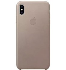 Накладка Leather Case Original 1:1 Apple iPhone XS Taupe