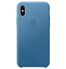 Накладка Leather Case Original 1:1 Apple iPhone XS Max Cornflower