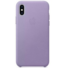 Накладка Leather Case Original 1:1 Apple iPhone XS Lilac