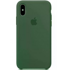 Накладка Silicone Case High Copy Apple iPhone XS Army Green