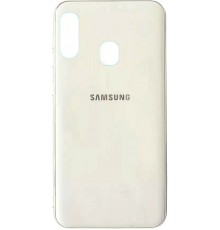 Накладка Original Silicone Joy touch Samsung A40 (2019) A405F White (тех.пак)