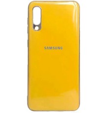 Накладка Original Silicone Joy touch Samsung A70 (2019) A705F Yellow (тех.пак)