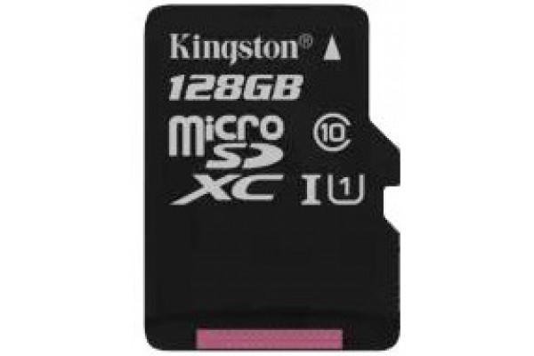 Kingston MicroSDXC 128GB UHS-I A1 (Class 10) (card only)