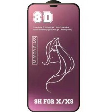 Захисне скло Florence 3D Color Apple iPhone 11 Pro/X/XS Purple (тех.пак)