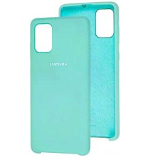Накладка Silicone Case High Copy Samsung A41 (2020) A415F Ice Sea Blue