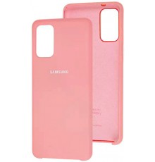 Накладка Silicone Case High Copy Samsung A41 (2020) A415F Pink