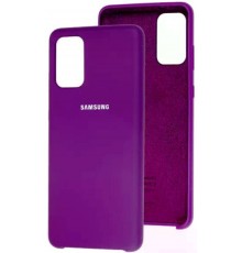 Накладка Silicone Case High Copy Samsung A41 (2020) A415F Purple