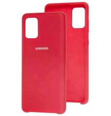 Накладка Silicone Case High Copy Samsung A41 (2020) A415F Red
