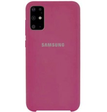 Накладка Silicone Case High Copy Samsung A41 (2020) A415F Rose Red