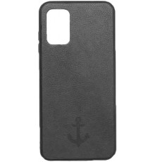 Накладка Leather Magnet Case Samsung A41 (2020) A415F Black