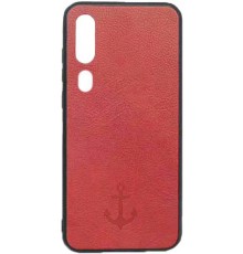 Накладка Leather Magnet Case Xiaomi Mi 10 (2020) Red