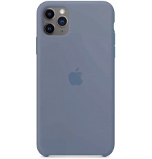 Накладка Silicone Case Original 1:1 Apple iPhone 11 Pro Max Linen Blue