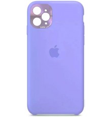 Накладка Silicone Case High Copy iPhone 11 Pro (With Metal Frame Camera Lens Protection) Elegant Purple