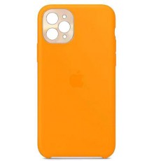 Накладка Silicone Case High Copy iPhone 11 Pro (With Metal Frame Camera Lens Protection) Orange
