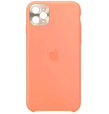 Накладка Silicone Case High Copy iPhone 11 Pro (With Metal Frame Camera Lens Protection) Papaya