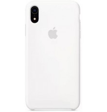 Накладка Silicone Case High Copy Apple iPhone XR White