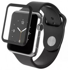 Захисне скло Florence (full glue) Apple Watch Matte Series 3 38mm Black (тех.пак)