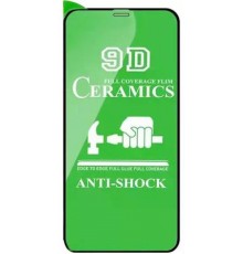 Захисне скло Full Glue Ceramics Anti-shock Glass iPhone 12 Pro Max Black (тех.пак)