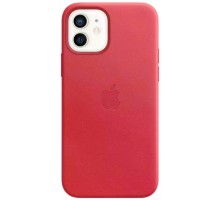 Накладка Leather Case Original 1:1 Apple iPhone 12 mini MagSafe Red