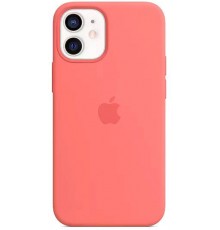 Накладка Silicone Case Original 1:1 Apple iPhone 12 mini Pink Citrus