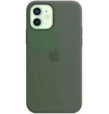 Накладка Silicone Case Original 1:1 Apple iPhone 12 mini with MagSafe Cyprus Green