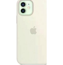 Накладка Silicone Case Original 1:1 Apple iPhone 12 mini with MagSafe White