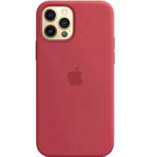 Накладка Silicone Case Original 1:1 Apple iPhone 12 Pro Max with MagSafe Red