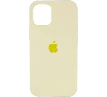 Накладка Silicone Case High Copy Apple iPhone 12/12 Pro Mellow yellow