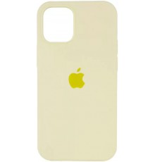 Накладка Silicone Case High Copy Apple iPhone 12/12 Pro Mellow yellow