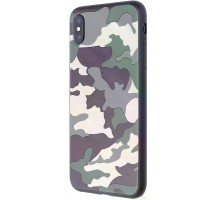 Накладка Camouflage TPU Case iPhone XS Max Green