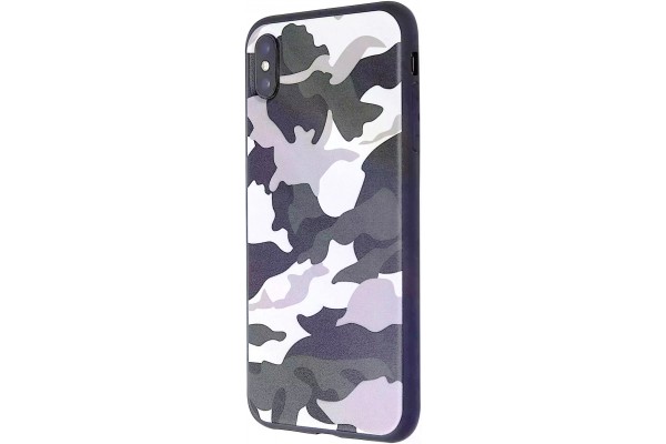 Накладка Camouflage TPU Case iPhone XS Max White