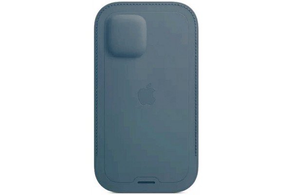 Apple Leather Sleeve 1:1 Apple iPhone 12 Pro Max MagSafe Baltic Blue