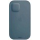 Apple Leather Sleeve 1:1 Apple iPhone 12 Pro Max MagSafe Baltic Blue