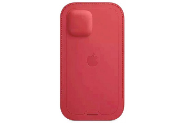 Apple Leather Sleeve 1:1 Apple iPhone 12 Pro Max MagSafe Red