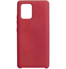 Накладка Silicone FULL Case High Copy Samsung S10 Lite (2020) G770F Red