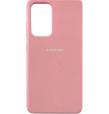 Накладка Silicone Case High Copy Samsung A52 (2021) A525F Pink
