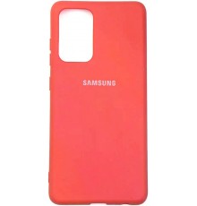 Накладка Silicone Case High Copy Samsung A52 (2021) A525F Camelia Red