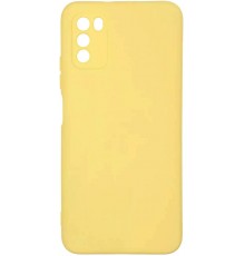 Накладка Silicone Case High Copy Xiaomi Poco M3 Yellow